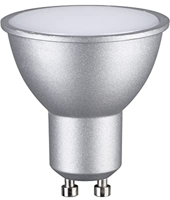 Paulmann 28926 LED Lampe Reflektor 460lm 100° 5,7 Watt Leuchtmittel Chrom matt 2700 K GU10