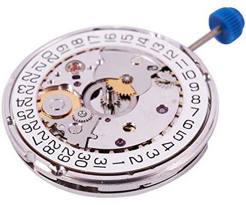 SameeHome Für ETA 2824-2 SELLITA SW200 3H Mechanisches Uhrwerk Uhr, silber