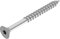 SECCARO Spanplattenschraube 4 x 45 mm, Edelstahl V2A VA A2, Holzschraube mit Teilgewinde, TX/Innensechsrund 200 Stück