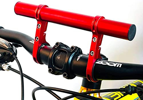 MAXXONI ROT - Extender Lenker Erweiterung 20cm Halterung mehr Platz am Lenkrad für Fahrrad