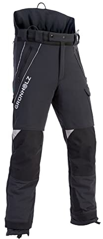 Grünholz Pro³air Schnittschutzhose, Schnittschutzklasse 1 (20 m/s), Gr. 27, anthrazit
