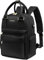 LOVEVOOK 13,3 Zoll Rucksack Damen Klein, Wasserdicht Cityrucksack Handtasche 2 in 1, Mini Tasche Daypack Backpack Women Elegant für Freizeit Schule Reisen Arbeit, Schwarz