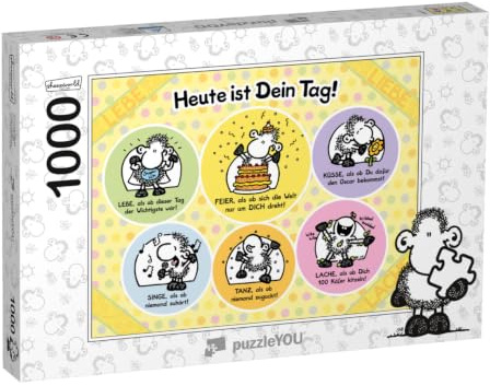 puzzleYOU: Puzzle 1000 Teile „Heute ist Dein Tag“