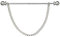 Chemise Collier Clip Bar Broche Chaîne, Barre Broche à Col De Chemise, Chemise Collier Clip, Chemise De ÉPingles à Cravate, Costume Broche Épinglettes Accessoires Vestimentaires, Butyeak