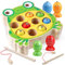YIQOGAME Spielzeug Ab 2 3 4 Jahre,Holz Magnetisches Angelspielzeug Holzspielzeug Für Kinder Montessori Motorikspielzeug,Montessori Spielzeug Geschenk Für Junge Und Mädchen