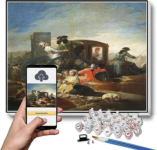 Number Painting for Adults The Crockery Vendor Painting by Francisco Goya DIY Painting Paint by Numbers Kits On Canvas
