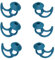 SNHTLS Silicone Earbud Tips Replacement Earbud Tips Compatible with Bose QuietComfort I and Sport Earbuds 3 Pairs Black(M)
