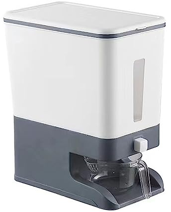 Giyofom Boîte de Riz de Céréales de Ménage de Stockage de Conteneur de Grain Scellé 10KG-A