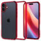 Spigen für iPhone 16 Hülle [Anti-Yellowing] Ultra Hybrid Case Handyhülle Schutzhülle Cover Transparent Durchsichtig Dünn Slim -Red Crystal