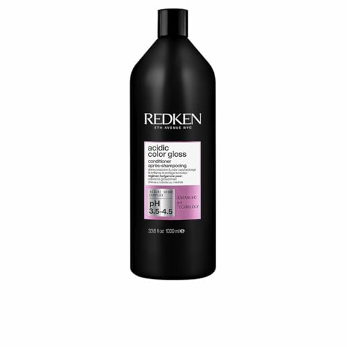 Redken Acidic Color Gloss Conditioner für gefärbtes Haar, 1 l, Glanzverstärker