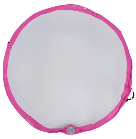 Aufblasbare Sport Yoga Trainings Gymnastikmatte Mit Pumpe Runde Air Track Matte Tumbling Yogamatte Luftpumpe FüR Zuhause Taumel Turnhalle Ausbildung Trainingsmatte Turnmatte Sportmatte 100*10Cm Rosa