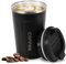 Smarthers Termo Café o Te - Taza Termo Cafe para Llevar, Vaso Termico con Mantenimiento de Frío y Calor 4-6 Hrs, Taza Térmica de Acero Inoxidable BPA Free, Vaso Café para Llevar
