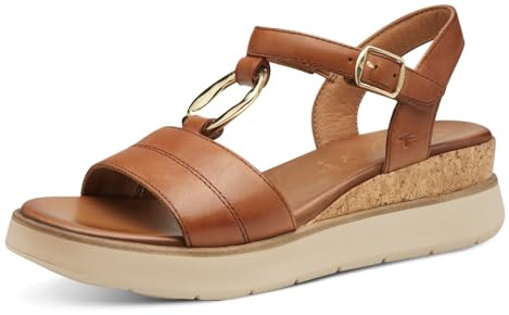 Tamaris Comfort Sandali da Donna Bassi in Pelle Estivi
