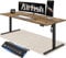 Airfish Höhenverstellbarer Schreibtisch 200x80cm mit USB-Buchse, Elektrischer Schreibtisch mit Memory Funktion,Höhenverstellbar Elektrisch 73-118cm,Braun