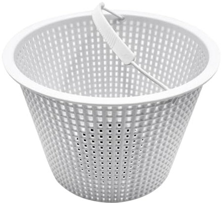 Haslbeck 8 cesti pesanti per skimmer SP1070, robusto cestino per la cura della piscina, incluso peso e