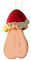 Generisch Weihnachtsdekoration, 3D Hoden Weihnachtsbaumschmuck, Weihnachtsbaum Ornamente Anhänger mit Schlüsselband,Resin DIY Christbaumschmuck,Spoof Fun Anhänger Festival Dekoration