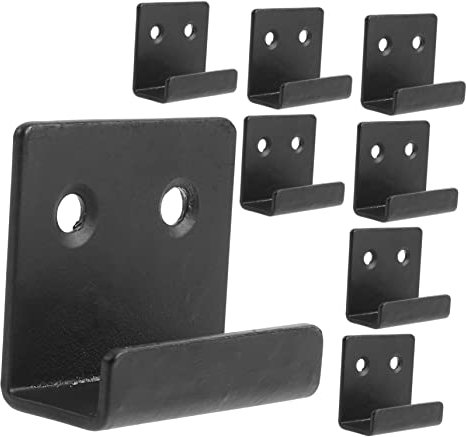 Angoily 8stücke Teiliges Schwarzer Fliesenhalterungen Für Wanddekoration Quadratische Haken Für Keramikfliesen Installieren Für Badezimmer Und Wohnräume