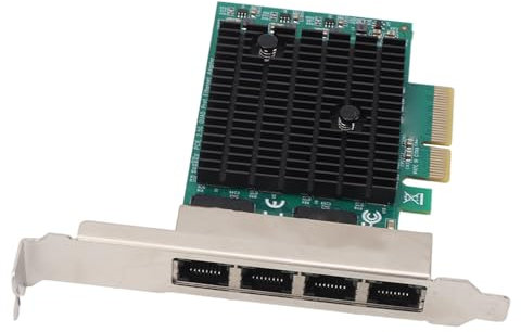 Tarjeta Gigabit Ethernet PCI Express, 8125b 4 Puertos PCIe PCIe Gigabit Tarjeta de Red para Escritorio