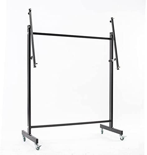 Generisch Tragbarer A-Ständer, Faltbare Metallhalterung, schwarzer beweglicher Whiteboard-Ständer, Metallhalterung für Schulklassenzimmer, 80 x 120 cm - 120 x 300 cm, Tafeln, Korktafeln