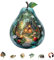 Holzpuzzle Erwachsene und Kinder,Pear Shaped Courtyard Unregelmäßig Einzigartige Wooden Puzzle, Holz Puzzle Erwachsene Mit Geschenkbox Aus Holz (L-297 Stück)