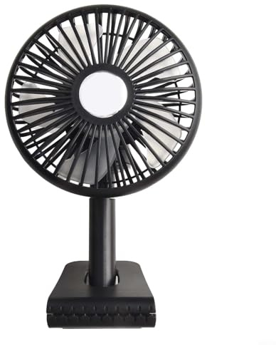 Ventilateur USB de voiture 5 V avec 3 vitesses et tête secouante à 360 °, ventilateur de refroidissement silencieux pour tableau de bord pour mini refroidisseur grand vent fort ventilateur portable