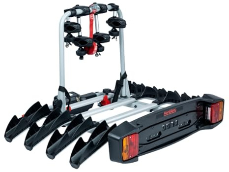 Mont Blanc Porte-vélos d'Attelage Tow Voyage Rapid - 2 Vélos, Basculable | Transport jusqu'à 2 vélos, plateforme basculable. Qualité premium, fabrication européenne, garantie 3 ans.