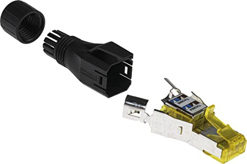 Phoenix Contact VS-08 Cat.6a RJ45-Steckverbinder Stecker 8P8C-polig Geschirmt, Kabelmontage, Gelb, Schwarz