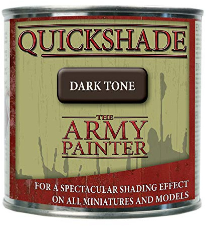 The Army Painter, Quickshade Dip Dark Tone, 250 ml, for Miniature Figures | Quickly Dipping and Shading Entire Wargaming Armies, Oil Wash for Miniature Figures, for Tabletop Roleplaying or Wargames