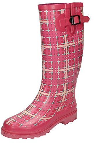 Spot On , Bottes en caoutchouc femme - Rose - Fuchsia, 40