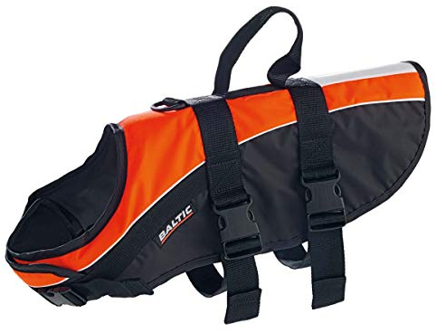 Baltic Hunde Schwimmweste Mascot orange/schwarz (Mod. 0430), Größe:15-40 kg