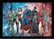 Pyramid International DC Comics (Justice League United) 30x40 cm gerahmter Druck, 250GSM PAPERWRAP MDF, Mehrfarbig, 44 x 33 x 4 cm