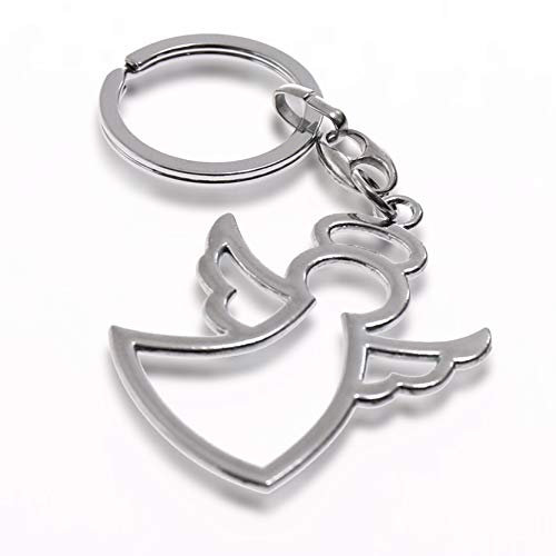 Viale Magico Bomboniere Battesimo Nascita Prima Comunione Cresima Angioletto Portachiave Spedizione Gratuita (10 PEZZI) 058