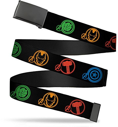 Buckle-Down Boys' belt, multicoloured, One size