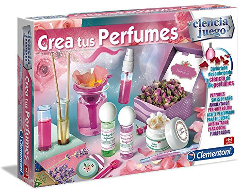 Clementoni - Kit CREA Tus perfumes, Juego Educativo cosmética, a Partir de 8 años, Juguete en español (55204)