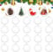 Yeelan Transparenter Acryl-Kugel, befüllbar, 60 mm, 24 Stück, transparent, Kugeln, Ornament, Kugeln, für Hochzeit, Party, Weihnachten, Dekoration zu Hause