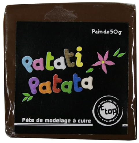 MÉGACRÉA Patati Patata Modelliermasse, Braun, 50 g