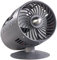 Sichler Haushaltsgeräte Retro Ventilator leise: Designer-Objekt: Tischventilator im Turbinen-Look, Ø 15 cm, 33 W (Ventilator Turbine, Design, Turmventilator)