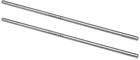 sourcing map 2St Rundstange Stahl, 5mm HSS Drehmeißel, für Wellengetriebe Drehmaschinen Bohrmaschine Miniaturachse, Zylinderstift DIY Werkzeug 200mm Lang