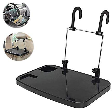 Sunfauo Tavolino Auto per Bambini Vassoi da Viaggio per Bambini Vassoio per seggiolino Auto Organizzatori di Auto Vassoio da Viaggio Tavolo del Volante