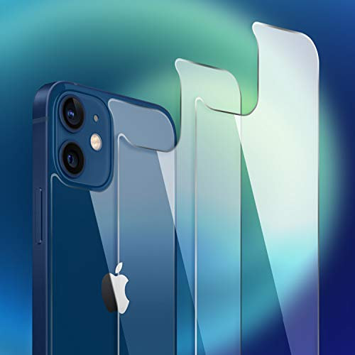 Shacoryze Back Screen Protector for iPhone 12 mini [3-Pack], Rear Tempered Glass [Haptic Touch] Temper Glass Film Premium HD Clarity Anti-Fingerprint/Scratch for iPhone 12 mini (5.4 inch)