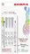 Zebra Pen MILDLINER Dual Tip Pinselstifte, Filzstifte für Erwachsene, Rundspitze und Pinselspitze für Stil und Komfort, doppelseitige Mildliner-Malstifte, coole und raffinierte Farben, 5 Stück