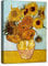 ZHONGYUTONG Van Gogh Sonnenblume Leinwand Wandbild Gerahmt Blumenmalerei Wanddekoration Poster und Kunstdruck für Home Office Wohnzimmer Dekoration (30x45cm)