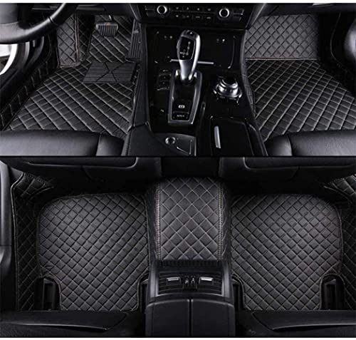 Auto Leder FußMatten FüR BMW X5 G05 2018-2022, Allwetter Wasserdicht Tragen Anti Rutsch Matten Fussmatten Innenschutz ZubehöR