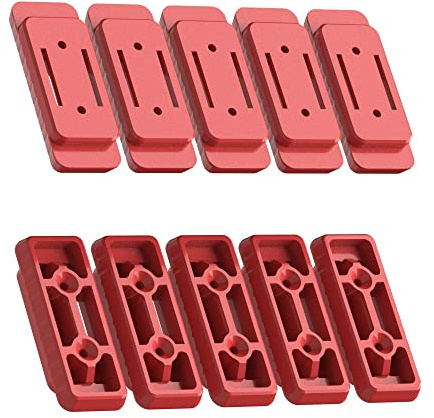 NyVoozy Système de montage de pieds pour Milwaukee Packout (10, rouge)