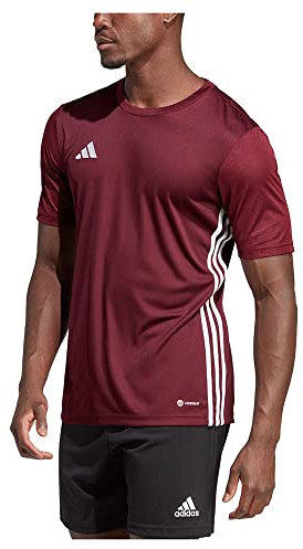 Adidas Mens Jersey (Short Sleeve) Tabela 23 Jersey, Team Maroon 2/White, IB4928, S