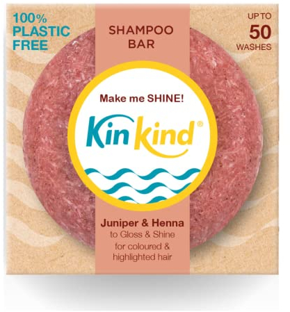 KinKind Shampoo Bar – Lass mich GLÄNZEN! Festes Shampoo Bar für Highlights und coloriertes Haar | Bis zu 50 Haarwäschen – vegan und frei von Tierversuchen