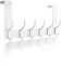 Victoper Over Door Hook Hanger 12 Hooks, Assembly-Free Matte Texture Over Door Hanger for Clothes Coat Towel Bag Robe Bathroom Door Hooks White