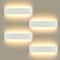 ChangM 4 Stücke Wandlampe LED 16W, Wandleuchte Innen Modern Wandlampen Wandleuchten Inkl. LED-Platine 110V-260V, für Badlampe Wohnzimmer Schlafzimmer Treppenhaus Flur Wandbeleuchtung, Warmweiß, 3000K