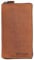 Hill Burry Damen Geldbörse Echtes Leder | Hochwertige Vintage Geldbörse mit Reißverschluss | Weiches Material und XXL-Größe | Geldbörsen | Portfolio 2080 Brown Brown