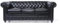 Chesterfield Sofa Brighton - The Brand | 3 Sitzer | 100% Leder, handgefertigt, Original Breite 200 cm (Schwarz)